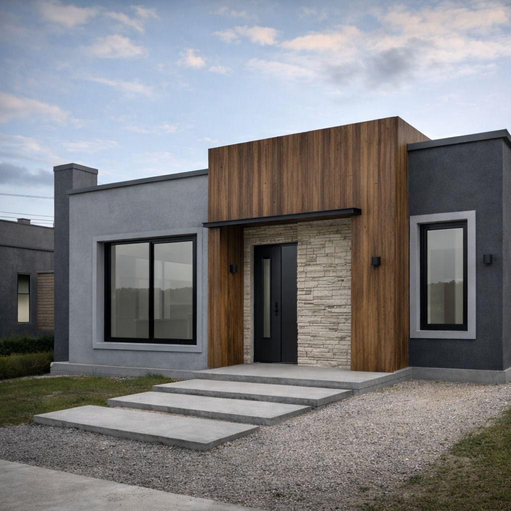 Casa moderna Steel Frame llave en mano